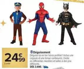 Carrefour Déguisement offre
