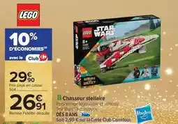 Carrefour Lego - chasseur stellaire offre