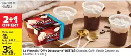 Carrefour Drive Nestlé - le vienois offre découverte chocolat, café, vanille caramel ou caramel offre