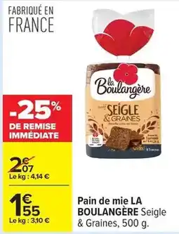 Carrefour Drive La boulangére - pain de mie offre