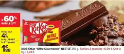 Carrefour Drive Nestlé - mini kitkat offre gourmande offre