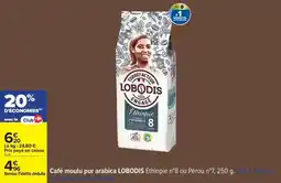 Carrefour Drive Lobodis - café moulu pur arabica offre