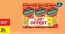 Carrefour Drive Panzani - pâtes coquillettes ou spaghetti offre