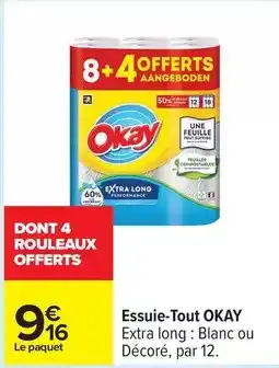Carrefour Drive Okay - essuie-tout offre