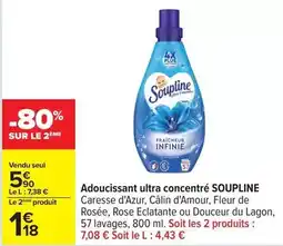 Carrefour Drive Soupline - adoucissant ultra concentré offre