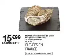 Monoprix Oléron - huitres creuses fines de claire n°3 offre