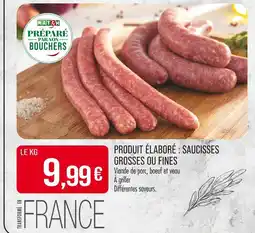 Match Produit élaboré : saucisses grosses ou fines offre