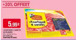Match JUSTIN BRIDOU L'Assortiment 4 variétés offre