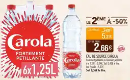 Match CAROLA Eau de Source offre