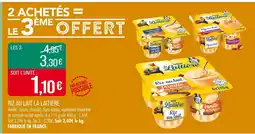 Match LA LAITIERE Riz au lait Vanille de Madagascar offre