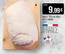 Match Abats : tête de veau avec langue offre