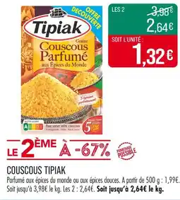 Match TIPIAK Couscous offre