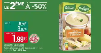 Match LA POTAGERE Velouté offre