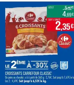Match Carrefour Classic' Croissants offre