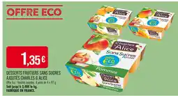 Match CHARLES & ALICE Desserts fruitiers sans sucres ajoutés pommes ajoutés offre