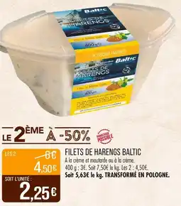 Match Baltic Filets de Harengs offre