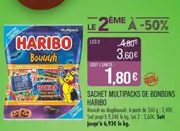 Match HARIBO Sachet Multipacks de Bonbons Bouuuh offre