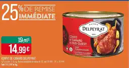 Match Confit de canard delpeyrat offre