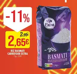 Match Riz basmati carrefour extra offre