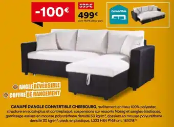 BUT Canapé d'angle convertible cherbourg offre
