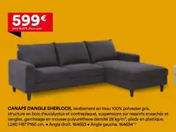 BUT Canapé d'angle sherlock offre