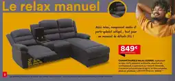 BUT Canapé d'angle relax adonis offre