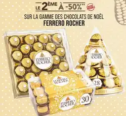 Match SUR LA GAMME DES CHOCOLATS DE NOËL FERRERO ROCHER offre