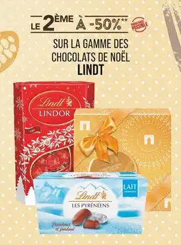Match SUR LA GAMME DES CHOCOLATS DE NOËL LINDT offre