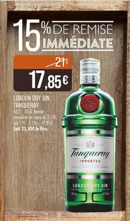 Match London dry gin tanqueray offre