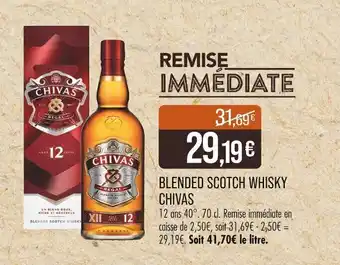 Match Blended scotch whisky chivas offre