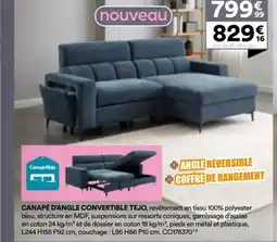 BUT Canapé d'angle convertible tejo offre