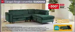 BUT Canapé d'angle convertible guadiana, offre