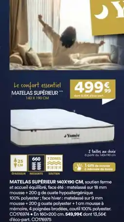 BUT Matelas supérieur offre