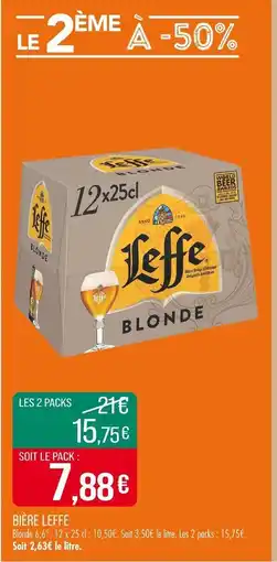 Match Bière leffe offre