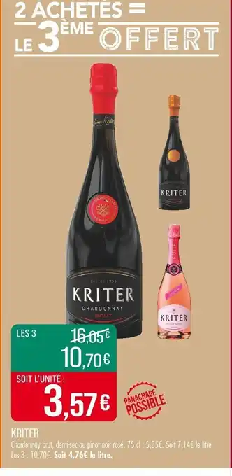 Match Kriter offre