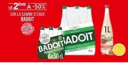 Match Sur la gamme d'eaux badoit offre
