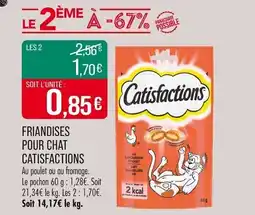 Match Friandises pour chat catisfactions offre