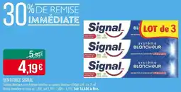 Match Dentifrice signal offre