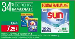 Match Tablettes lave-vaisselle tout en un sun offre