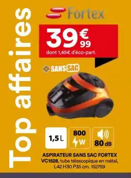 BUT Aspirateur sans sac fortex offre