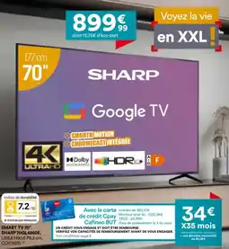 BUT Smart tv 70" offre