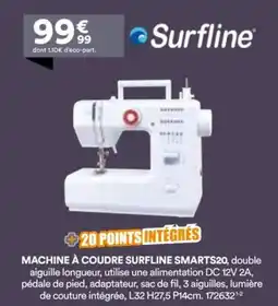BUT Machine à coudre surfline smarts20, offre