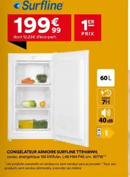 BUT Congélateur armoire surfline ttr108wh offre