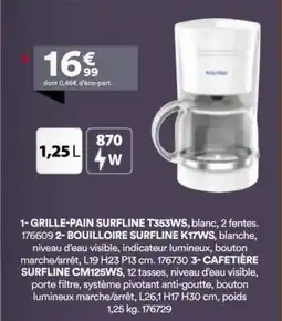 BUT Cafetière surfline offre