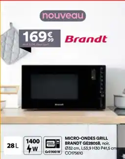 BUT Micro-ondes grill brandt offre