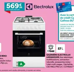 BUT Gazinière electrolux offre