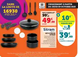 U Express Set 14 pieces sitram offre
