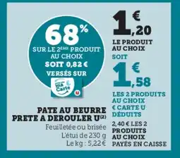 U Express Pate au beurre prete a derouler u offre