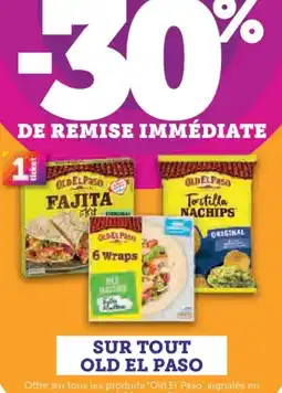 U Express SUR TOUT OLD EL PASO offre