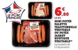 U Express Mini potée palette traditionnelle veritable ou potée jarret rustique veritable offre